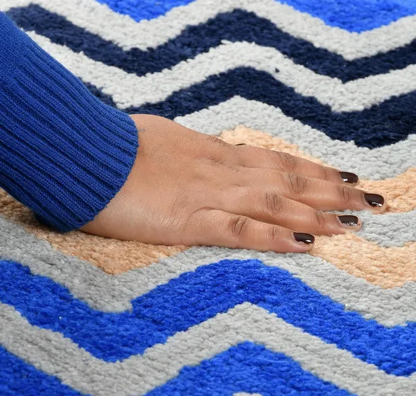 MAA_HOME_CONCEPT_Microfiber_Floor_Mat,_Floor_Mat_for_Bathroom,_Floor_Mat_for_Kitchen,_Anti-Slip_Mat,_Microfiber_Rectangular_Mat_(Zig_ZAG_Blue)