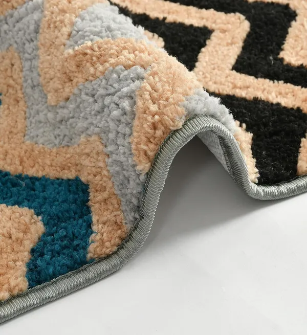 MAA_HOME_CONCEPT_Microfiber_Floor_Mat,_Floor_Mat_for_Bathroom,_Floor_Mat_for_Kitchen,_Anti-Slip_Mat,_Microfiber_Rectangular_Mat_(Zig_ZAG_Grey)