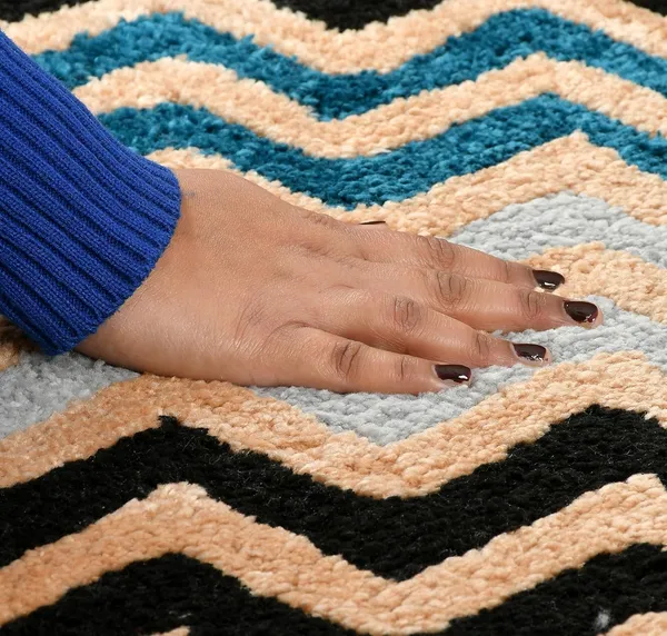 MAA_HOME_CONCEPT_Microfiber_Floor_Mat,_Floor_Mat_for_Bathroom,_Floor_Mat_for_Kitchen,_Anti-Slip_Mat,_Microfiber_Rectangular_Mat_(Zig_ZAG_Grey)