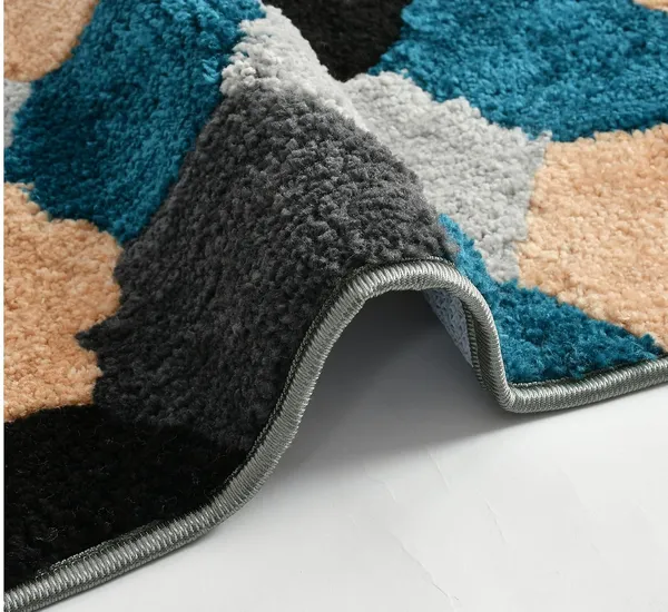 MAA_HOME_CONCEPT_Microfiber_Floor_Mat,_Floor_Mat_for_Bathroom,_Floor_Mat_for_Kitchen,_Anti-Slip_Mat,_Microfiber_Rectangular_Mat_(Honey_Comb_Grey)