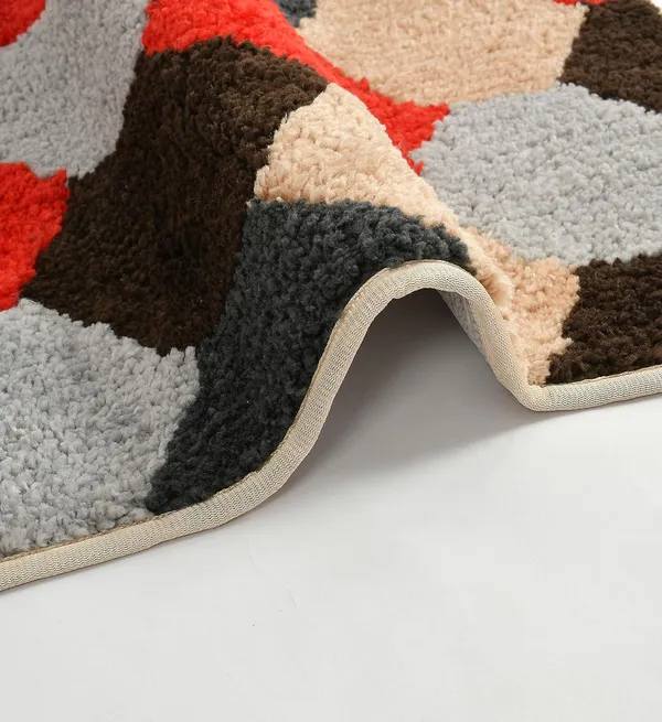 MAA_HOME_CONCEPT_Microfiber_Floor_Mat,_Floor_Mat_for_Bathroom,_Floor_Mat_for_Kitchen,_Anti-Slip_Mat,_Microfiber_Rectangular_Mat_(Honey_Comb_Beige)
