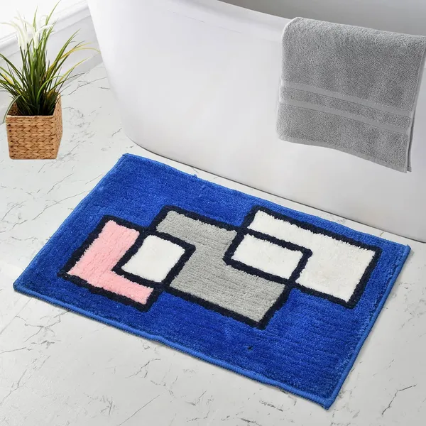 MAA_HOME_CONCEPT_Microfiber_Floor_Mat,_Floor_Mat_for_Bathroom,_Floor_Mat_for_Kitchen,_Anti-Slip_Mat,_Microfiber_Rectangular_Mat_(Blue)