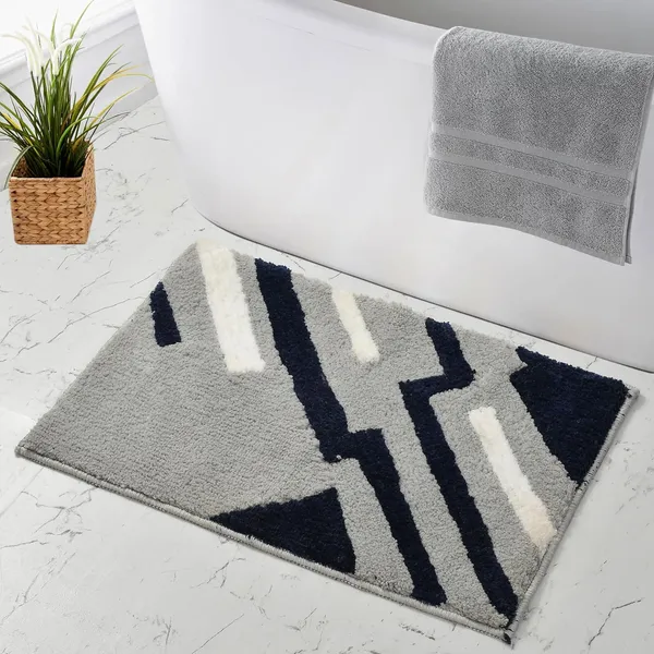 MAA_HOME_CONCEPT_Microfiber_Floor_Mat,_Floor_Mat_for_Bathroom,_Floor_Mat_for_Kitchen,_Anti-Slip_Mat,_Microfiber_Rectangular_Mat_(Grey)