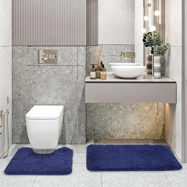 MAA_HOME_CONCEPT_(40x60_Microfiber_Contour_Mat_Super_Absorbent/Anti-Skid_Contour_Mats_for_Bathroom/Bedroom/Door_Mat/Kitchen/Floor_Ma_40X60_CM,_40X50_CM_(Blue)