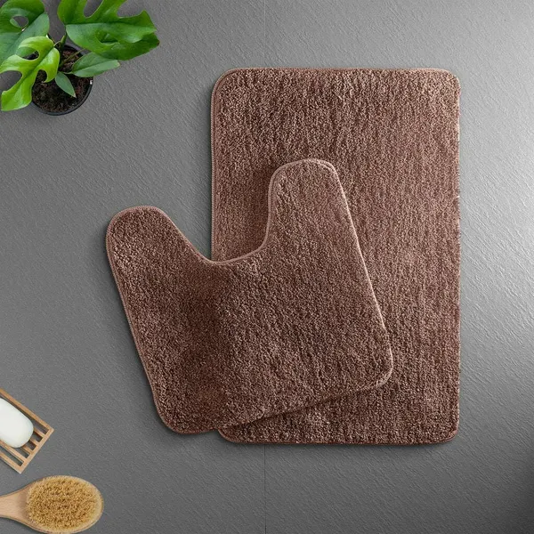 MAA_HOME_CONCEPT_(40x60_cm_Solid_1500_GSM_A20_Microfiber_Contour_Mat_Super_Absorbent/Anti-Skid_Contour_Mats_for_Bathroom/Bedroom/Door_Mat/Kitchen/Floor_Ma_40X60_CM,_40X50_CM_(Brown)