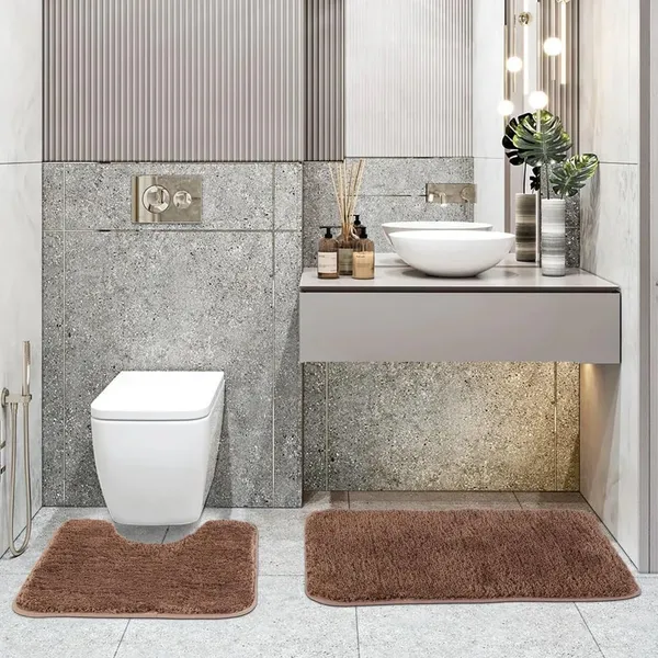 MAA_HOME_CONCEPT_(40x60_cm_Solid_1500_GSM_A20_Microfiber_Contour_Mat_Super_Absorbent/Anti-Skid_Contour_Mats_for_Bathroom/Bedroom/Door_Mat/Kitchen/Floor_Ma_40X60_CM,_40X50_CM_(Brown)