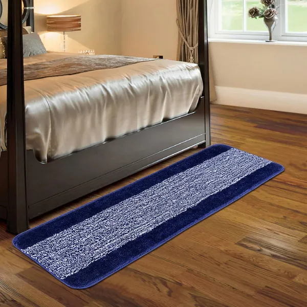 MAA_HOME_CONCEPT_40x60_cm_1500_GSM_Microfiber_Bath_Mat_Super_Absorbent/Anti-Skid_Mats_for_Bathroom/Bedroom/Door_Mat/Kitchen/Floor_Mat_(Blue,_40X120)