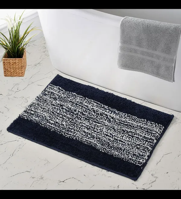 MAA_HOME_CONCEPT_40x60_cm_1500_GSM_Microfiber_Bath_Mat_Super_Absorbent/Anti-Skid_Mats_for_Bathroom/Bedroom/Door_Mat/Kitchen/Floor_Mat_(Blue,_40X60)