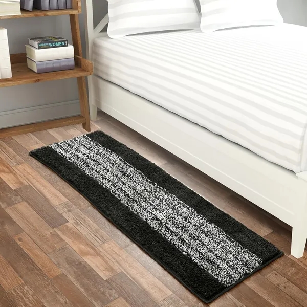 MAA_HOME_CONCEPT_40x60_cm_1500_GSM_Microfiber_Bath_Mat_Super_Absorbent/Anti-Skid_Mats_for_Bathroom/Bedroom/Door_Mat/Kitchen/Floor_Mat_(Grey,_40X120)