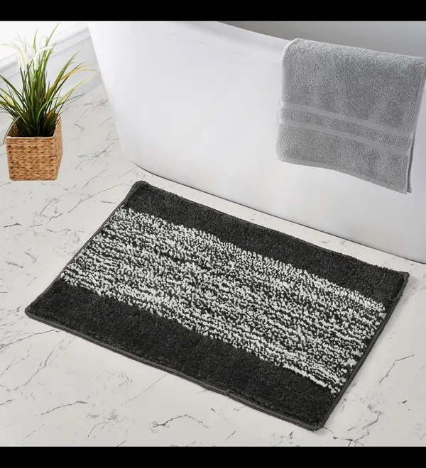 MAA_HOME_CONCEPT_40x60_cm_1500_GSM_Microfiber_Bath_Mat_Super_Absorbent/Anti-Skid_Mats_for_Bathroom/Bedroom/Door_Mat/Kitchen/Floor_Mat_(Grey,_40X60)