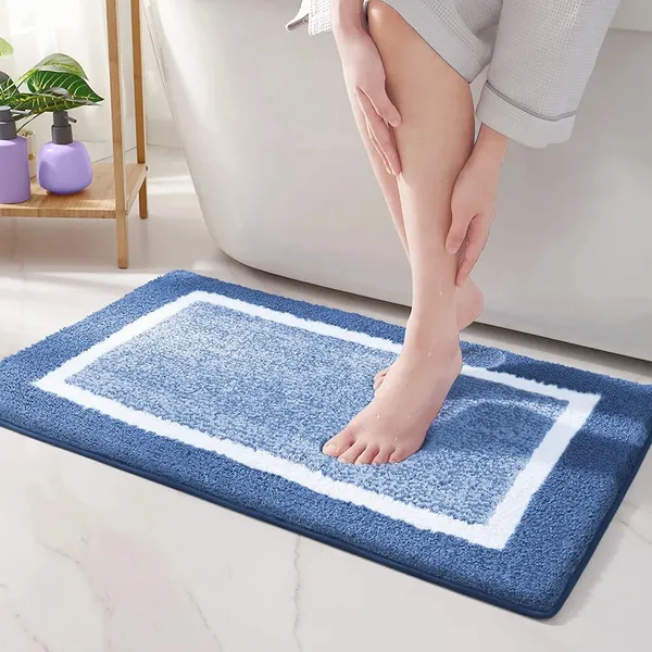 MAA_HOME_CONCEPT_Bath_Mat_Microfibe_Absorbent/Anti-Skid_Mats_for_Bathroom/Door_Mat/Kitchen/Floor_Mat_|_Non_Slip_mat_for_Bathroom,_50X80_cm_(Blue)