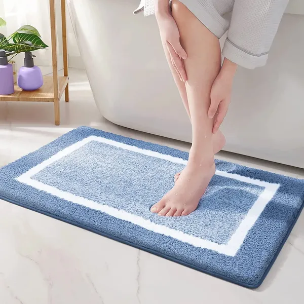 MAA_HOME_CONCEPT_Bath_Mat_Microfibe_Absorbent/Anti-Skid_Mats_for_Bathroom/Door_Mat/Kitchen/Floor_Mat|_Non_Slip_mat_for_Bathroom_50X80_cm_(Light_Blue)