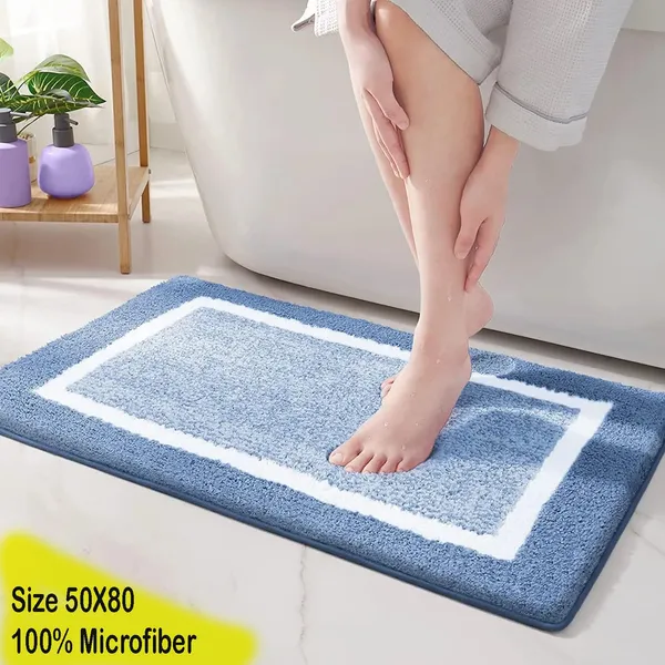 MAA_HOME_CONCEPT_Bath_Mat_Microfibe_Absorbent/Anti-Skid_Mats_for_Bathroom/Door_Mat/Kitchen/Floor_Mat|_Non_Slip_mat_for_Bathroom_50X80_cm_(Light_Blue)