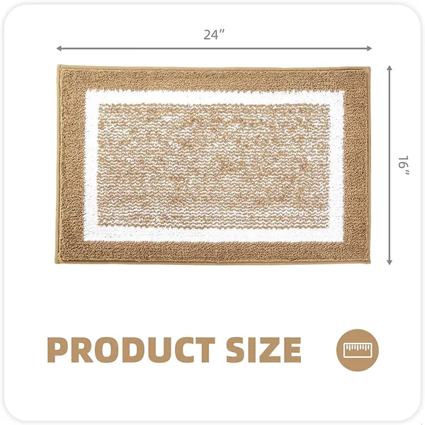 MAA_HOME_CONCEPT_Bath_Mat_Microfibe_Absorbent/Anti-Skid_Mats_for_Bathroom/Door_Mat/Kitchen/Floor_Mat,Bathroom_Carpet_|_Non_Slip_mat_for_Bathroom,_Quick_40X60_cm_(Maroon)