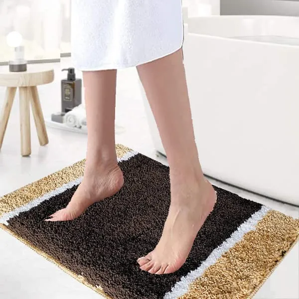 MODERN_FAB_Super_Soft_Anti_Skid_Solid_Bathroom_Rugs_for_Home,_Bedroom,_Living_Rooms_Entrance_Microfiber_Door_mats_Size_40x60_cm_23mm_Pile_Hight_Coffee_Patta