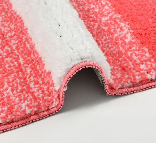 MAA_HOME_CONCEPT_Stripe_1500_GSM_A20_Microfiber_Bath_Mat_Super_Absorbent/Anti-Skid_Mats_for_Bathroom/Bedroom/Floormat/Doormat_(Pink)