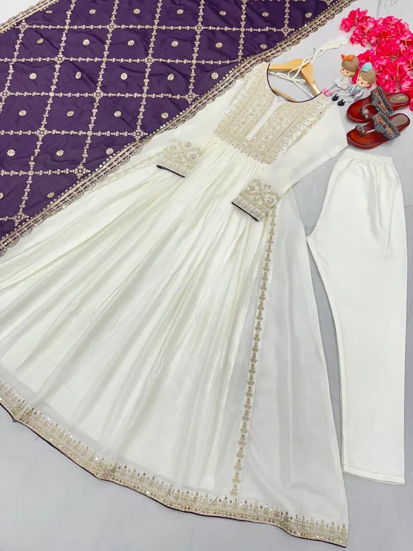 Purple_Anarkali_Gown_With_Embroidered_Work_Tassels_Pur_Chinon_Silk_Fabric_Dupatta_For_Women