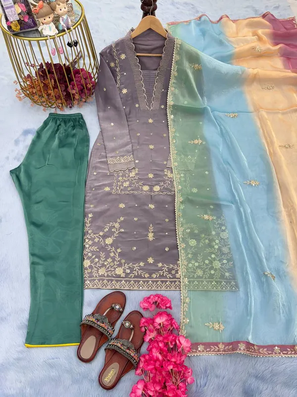 Grey_Jimmy_Choo_Top_Bottom_Dupatta_Set_With_Embroidered_For_Women