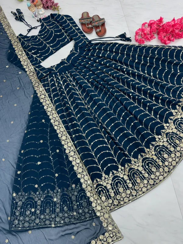 Navy_Blue_Faux_Georgette_Lehenga_Choli_Dupatta_With_Embroidery_Work_For_Women