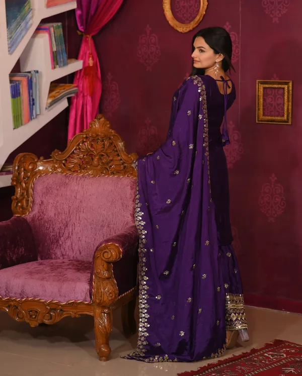 Multicolor_New_Designer_Suit_With_Chinon_Fabric_Embroidered_Sequence_Work_For_Women