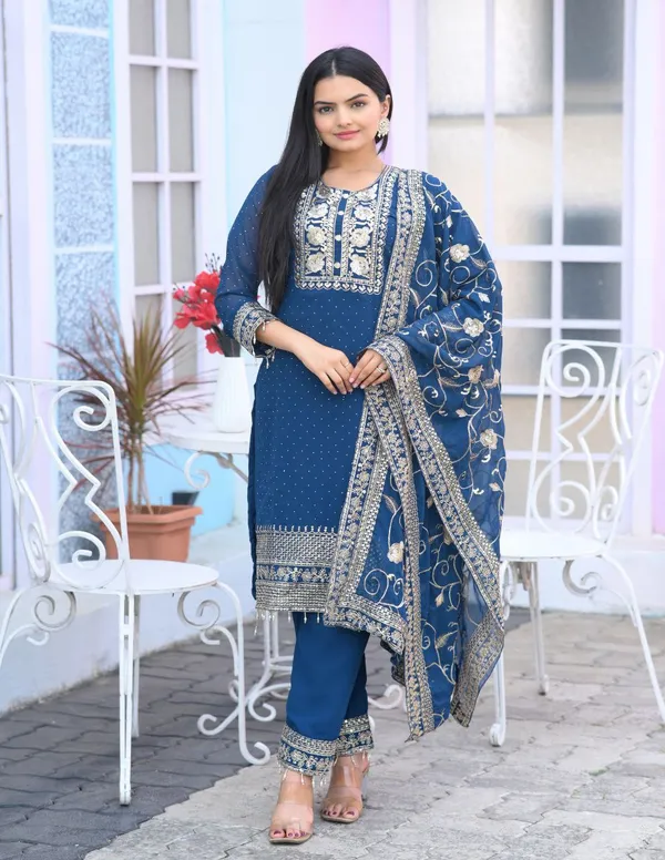 Blue_New_Designer_Top_Pant_Dupatta_With_Embroidered_Sequence_Work_Faux_Georgette_Fabric_For_Women