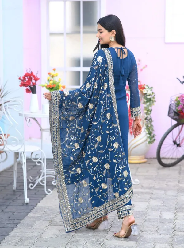 Blue_New_Designer_Top_Pant_Dupatta_With_Embroidered_Sequence_Work_Faux_Georgette_Fabric_For_Women