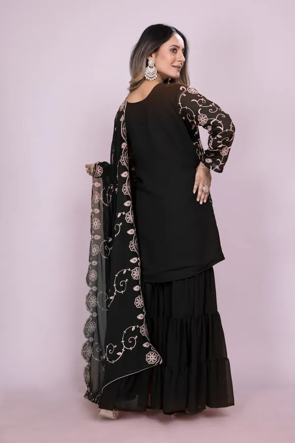 Black_Designer_Embroidered_Georgette_Sharara_Suit_With_Embroidered_Work_For_Women