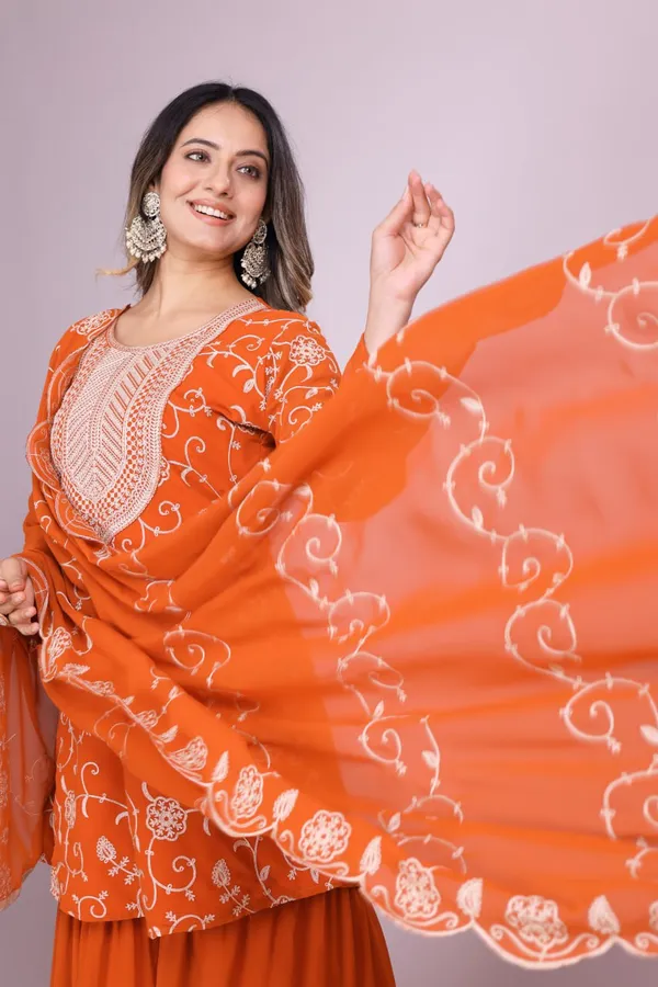 Orange_Designer_Embroidered_Georgette_Sharara_Suit_With_Embroidered_Work_For_Women