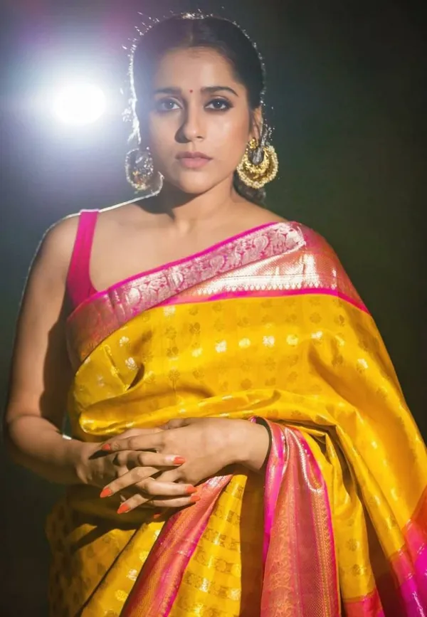 Multicolor_Saree_With_Soft_Lichi_Silk_Fabric_With_Jacquard_Work_For_Women