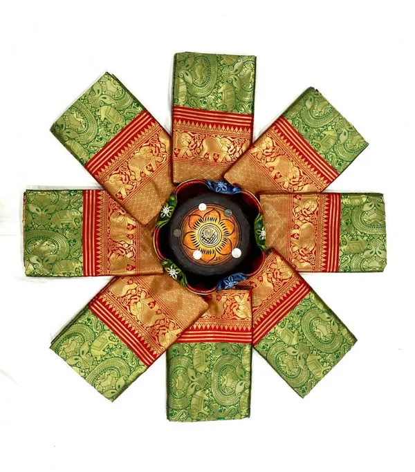 Multicolor_Saree_With_Soft_Lichi_Silk_Fabric_With_Jacquard_Work_For_Women