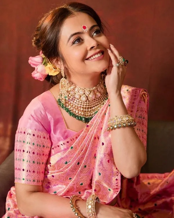 Multicolor_Saree_With_Soft_Lichi_Silk_Fabric_With_Jacquard_Work_For_Women
