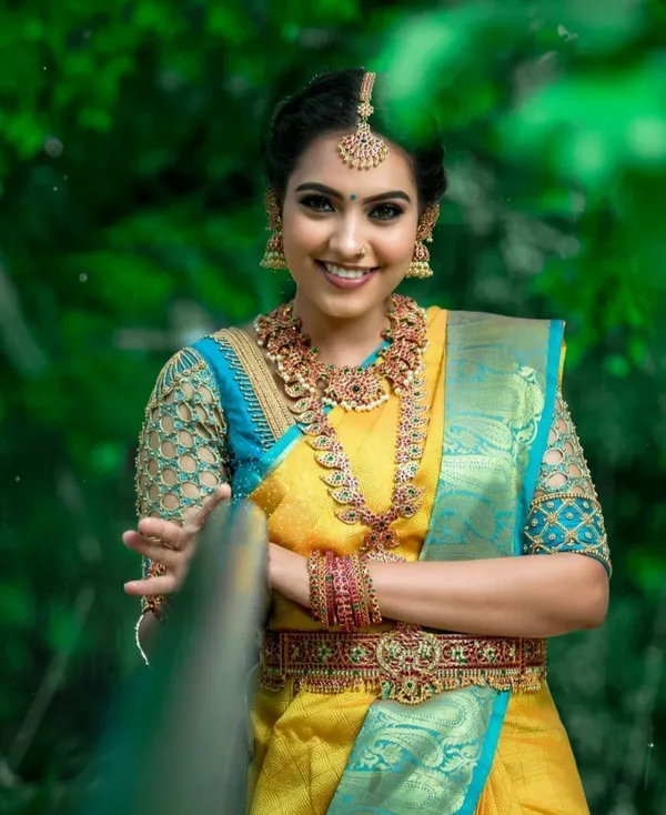 Multicolor_Saree_With_Soft_Lichi_Silk_Fabric_With_Jacquard_Work_For_Women