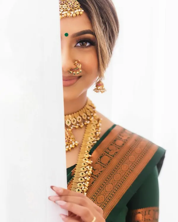Multicolor_Saree_With_Soft_Lichi_Silk_Fabric_With_Jacquard_Work_For_Women