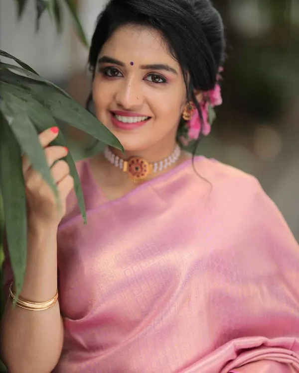 Multicolor_Saree_With_Soft_Lichi_Silk_Fabric_With_Jacquard_Work_For_Women