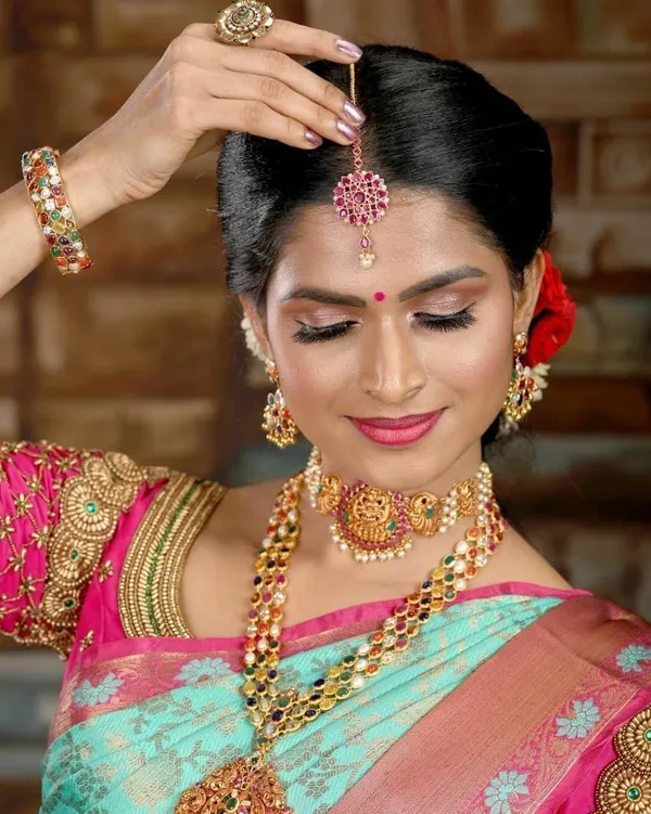 Multicolor_Saree_With_Soft_Lichi_Silk_Fabric_With_Jacquard_Work_For_Women