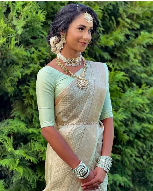 Multicolor_Saree_With_Soft_Lichi_Silk_Fabric_With_Jacquard_Work_For_Women