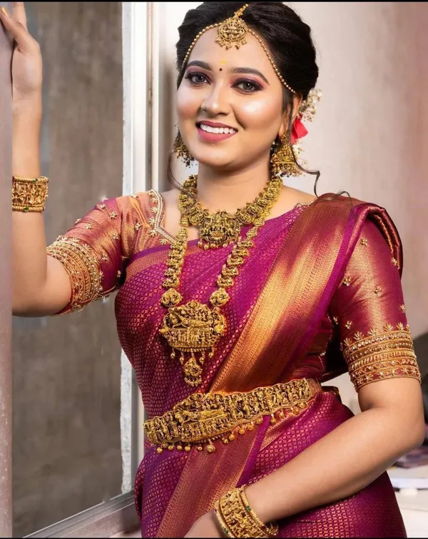 Multicolor_Saree_With_Soft_Lichi_Silk_Fabric_With_Jacquard_Work_For_Women