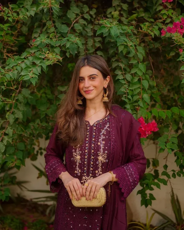 Maroon_Mirror_Embroidered_Kurta_Set_with_Dupatta