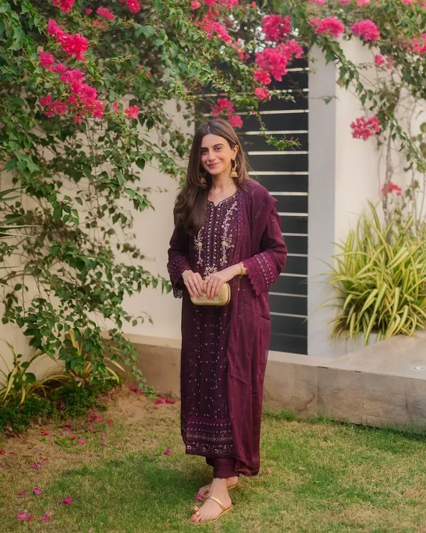 Maroon_Mirror_Embroidered_Kurta_Set_with_Dupatta