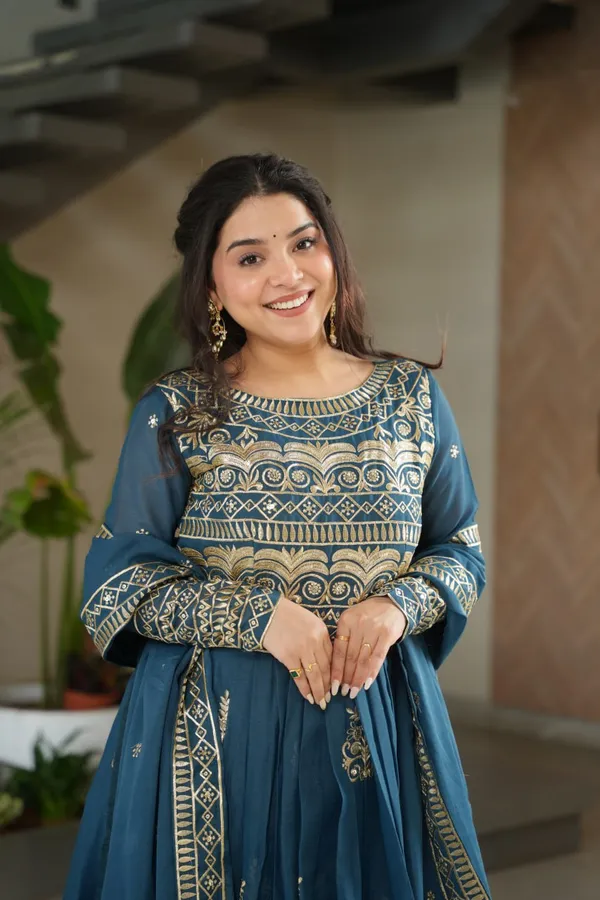 Royal_Azure_Silk_Anarkali_Dress_For_Women