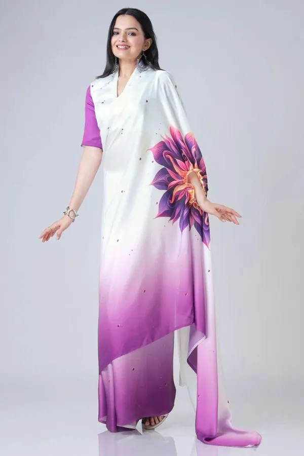 Purple_Ready_To_Wear_Free-H_Satin_Saree_According_To_Modern_Trends_With_Colour_For_Women