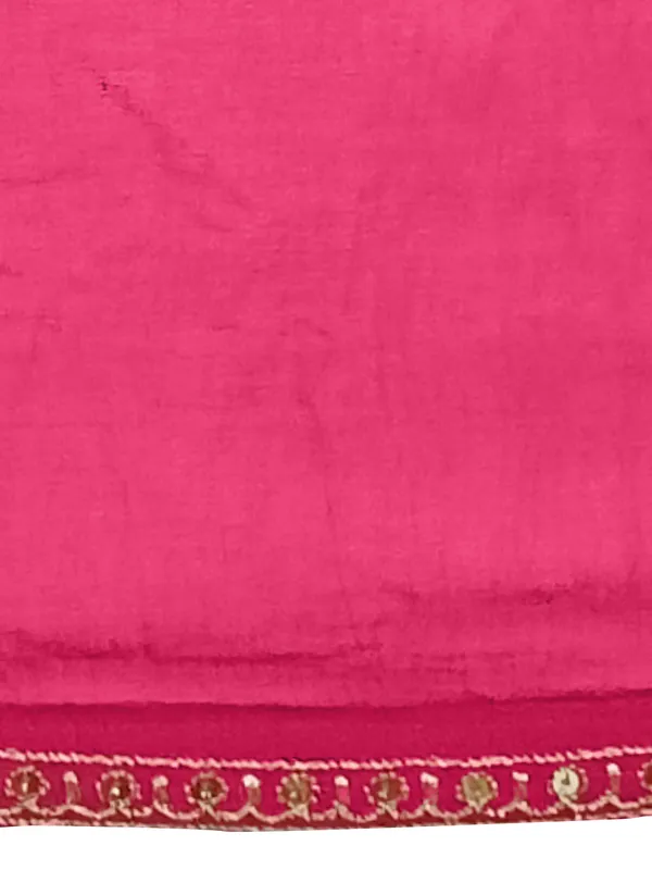 Pink_Silk_Blend_Straight_Calf_Length_Round_Neck_Kurta_Sets_For_Women