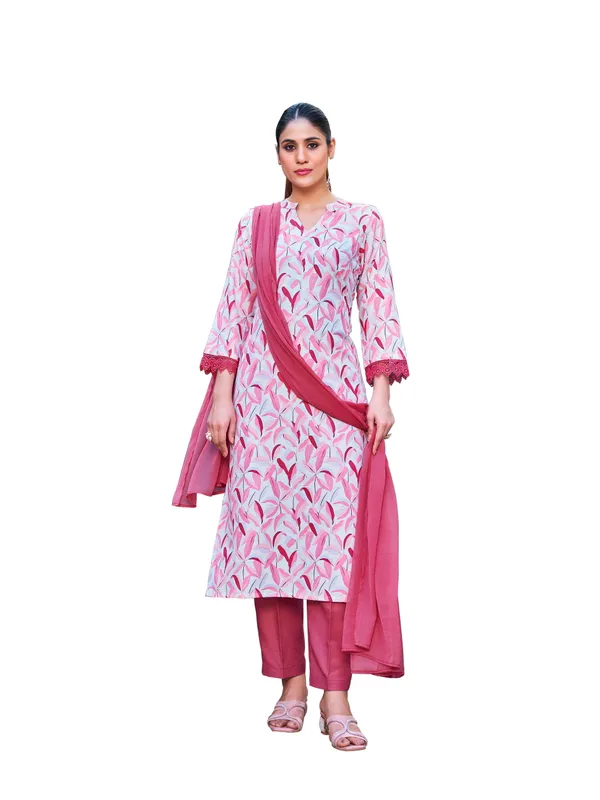 Off_White_Viscose_Rayon_Straight_Calf_Length_Shirt_Collar_Kurta_Sets_For_Women