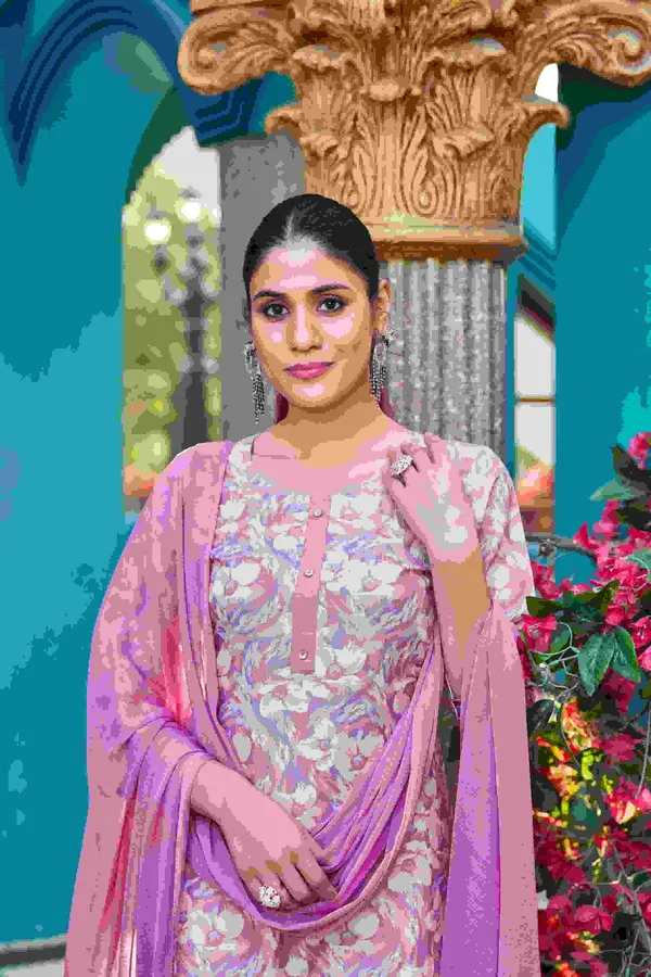 Purple_Viscose_Rayon_Straight_Calf_Length_Round_Neck_Kurta_Sets_For_Women