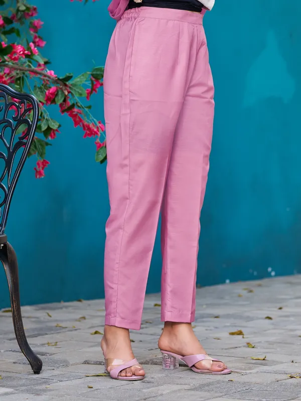 Purple_Viscose_Rayon_Straight_Calf_Length_Round_Neck_Kurta_Sets_For_Women