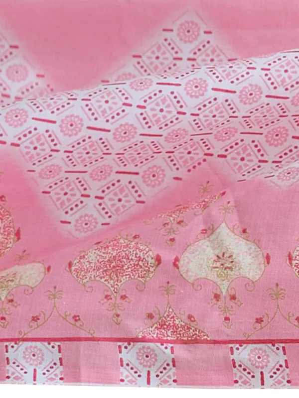 Pink_Silk_Blend_Straight_Calf_Length_Round_Neck_Kurta_Sets_For_Women