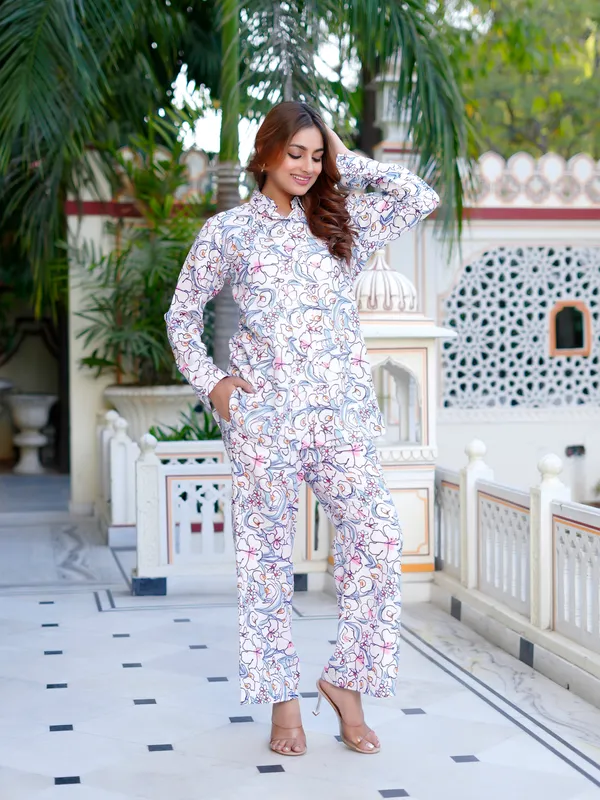WHITE_Viscose_Rayon_Viscose_Rayon_Printed_1_Top_:_1_Pant_Co-Ord_Sets_For_Women