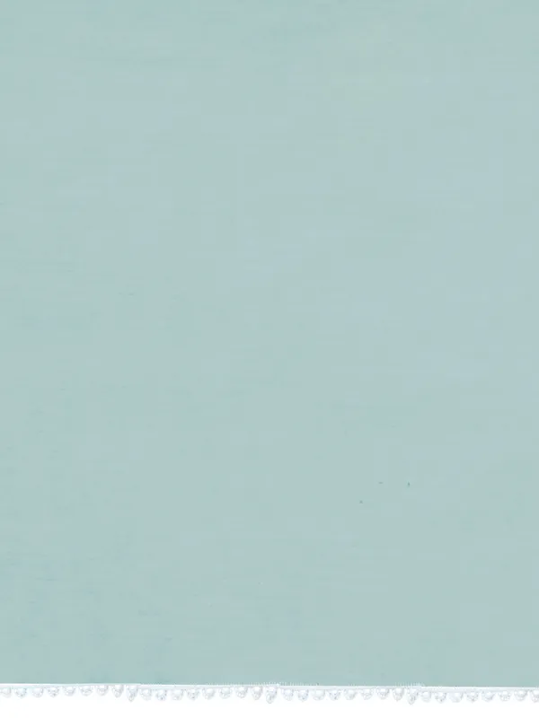 Turquoise_Blue_Silk_Blend_Straight_Calf_Length_Sweetheart_Neck_Kurta_Sets_For_Women