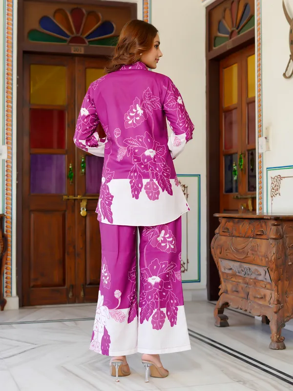 Rani_Silk_Blend_Shirt_Collar_Three-Quarter_Sleeves_Printed_Trending_Co-Ords_For_Women