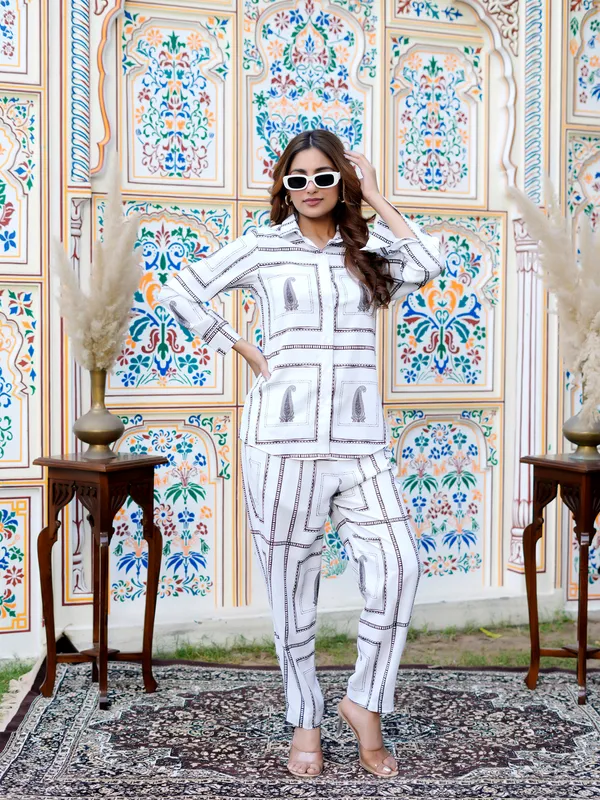 WHITE_Viscose_Rayon_Viscose_Rayon_Printed_1_Top_:_1_Pant_Co-Ord_Sets_For_Women